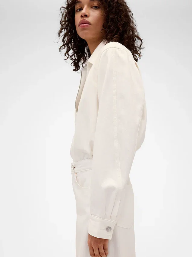 Camisa vaquera con cremallera GAP × Victoria Beckham