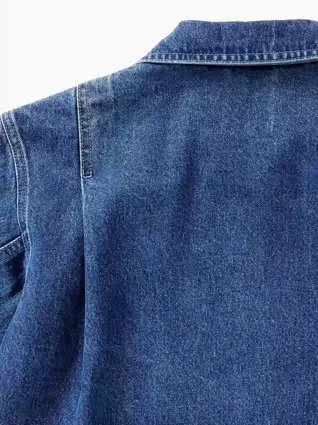 Camisa vaquera con cremallera GAP × Victoria Beckham