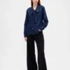 Camisa vaquera con lazo al cuello