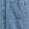 Camisa vaquera de corte holgado