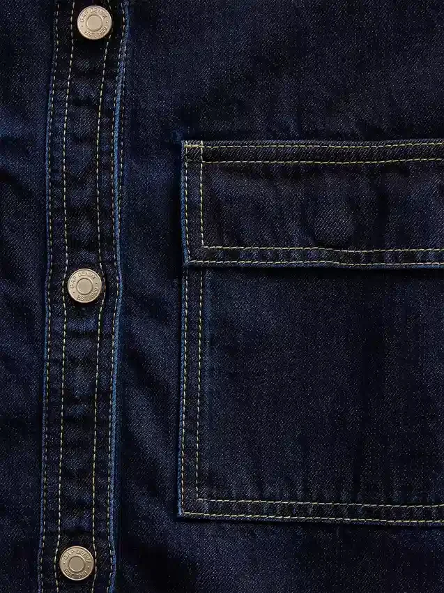 Camisa vaquera de manga abullonada GAP × Hfr de Latoucha