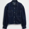 Camisa vaquera de manga abullonada GAP × Hfr de Latoucha
