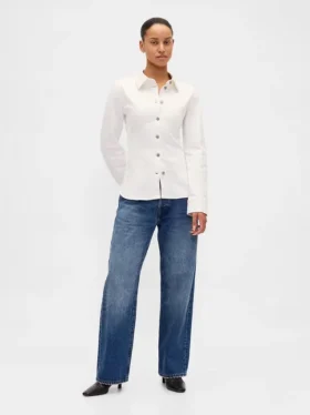 Camisa vaquera entallada