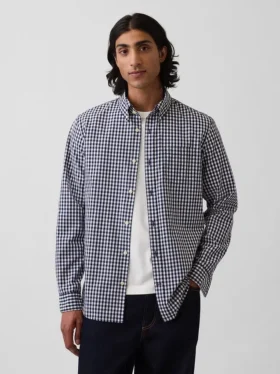 Camisas clásicas de popelín de algodón orgánico