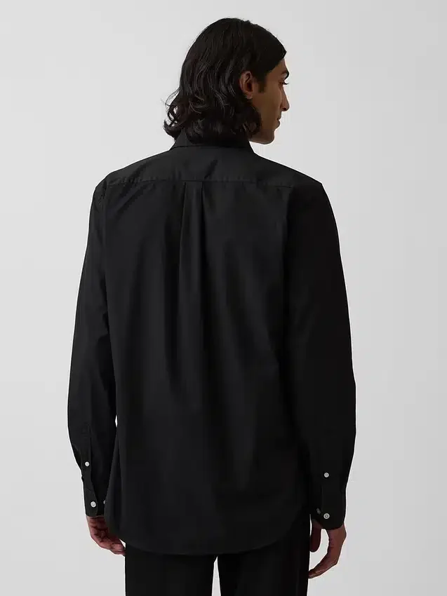 Camisas clásicas de popelín de algodón orgánico