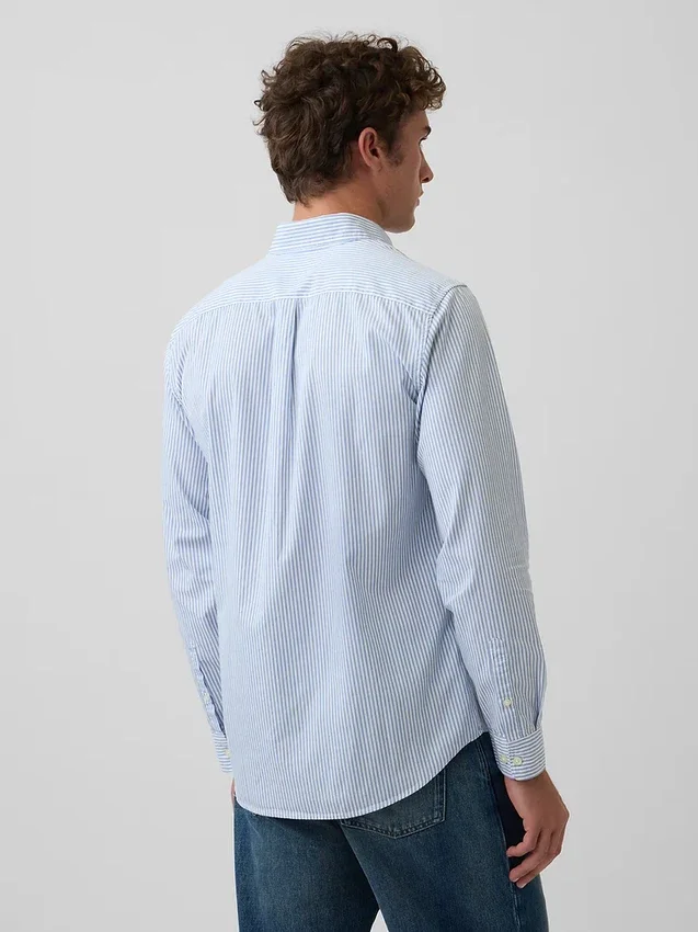 Camisas clásicas de popelín de algodón orgánico