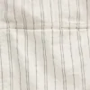 Camisas de corte holgado con rayas de seersucker y bajo redondeado