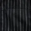 Camisas de corte holgado con rayas de seersucker y bajo redondeado