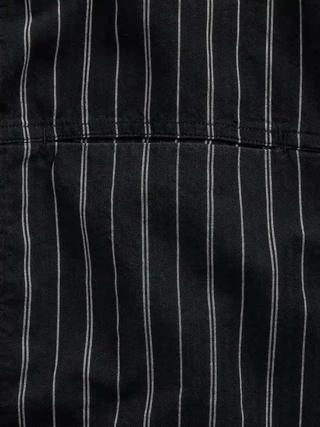 Camisas de corte holgado con rayas de seersucker y bajo redondeado
