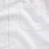 Camisas de corte recto y bajo recto con rayas Dobby