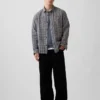 Camisas de cuadros holgadas en sarga lavada al sol