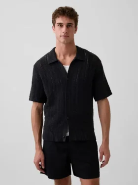 Camisas de ganchillo con diseño en espiga