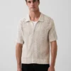 Camisas de ganchillo con diseño en espiga