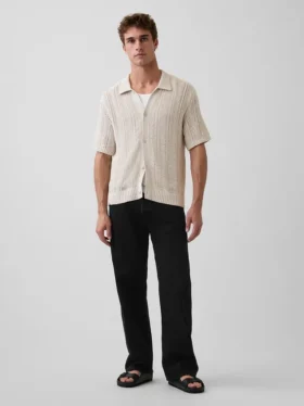 Camisas de ganchillo con diseño en espiga