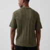 Camisas de ganchillo con diseño en espiga