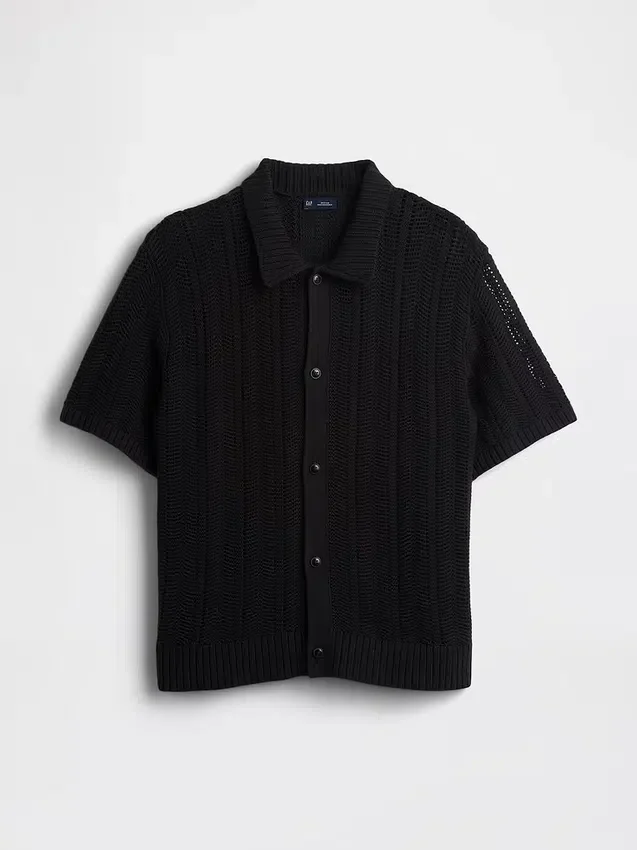 Camisas de ganchillo con diseño en espiga