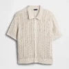 Camisas de ganchillo con diseño en espiga