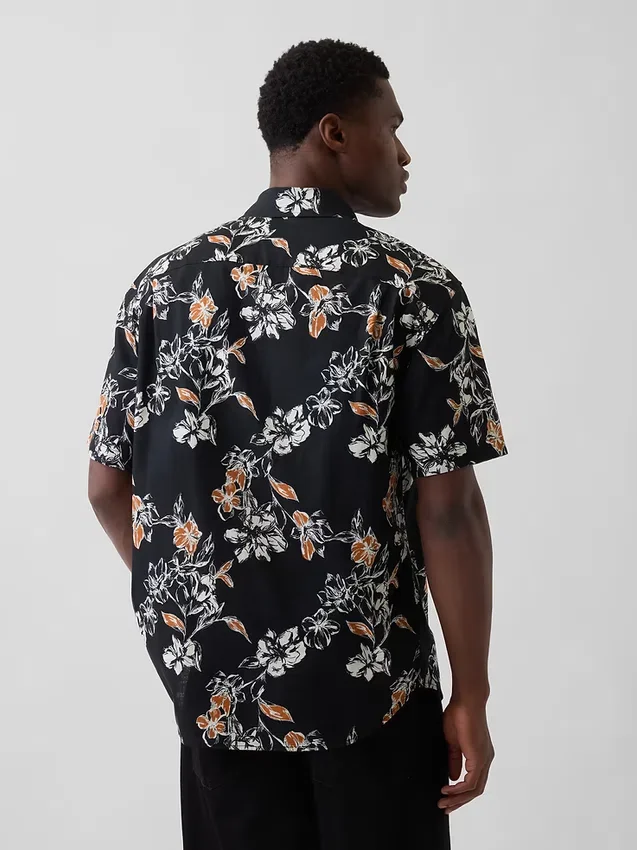 Camisas de lino y algodón con textura
