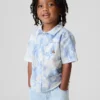 Camisas de lino y algodón para bebés y niños pequeños