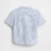 Camisas de lino y algodón para bebés y niños pequeños