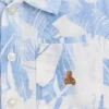 Camisas de lino y algodón para bebés y niños pequeños