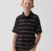 Camisas de piqué holgadas para niño