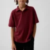 Camisas de piqué holgadas para niño