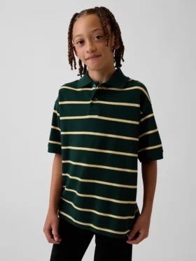 Camisas de piqué holgadas para niño