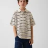 Camisas de piqué holgadas para niño