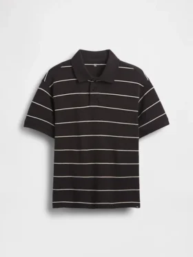 Camisas de piqué holgadas para niño