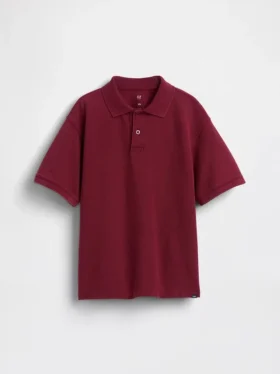 Camisas de piqué holgadas para niño