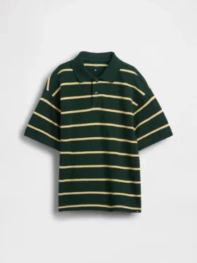 Camisas de piqué holgadas para niño