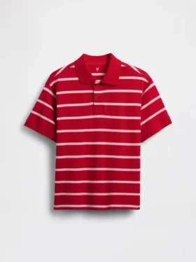 Camisas de piqué holgadas para niño
