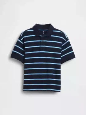 Camisas de piqué holgadas para niño