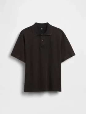Camisas de piqué holgadas para niño