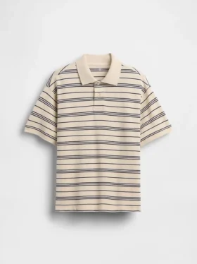 Camisas de piqué holgadas para niño