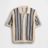 Camisas de rayas de ganchillo para niño