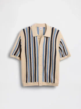 Camisas de rayas de ganchillo para niño