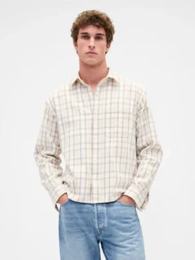 Camisas de sarga con bajo recto