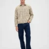 Camisas de sarga con bajo recto