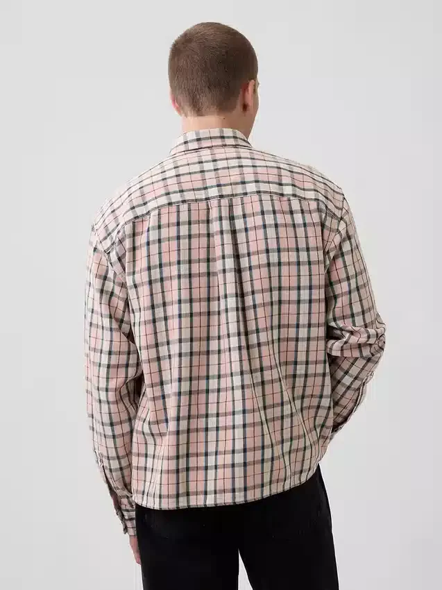 Camisas de sarga con bajo recto