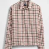 Camisas de sarga con bajo recto