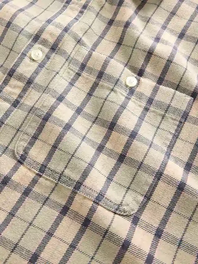 Camisas de sarga con bajo recto
