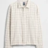 Camisas de sarga con bajo recto