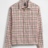Camisas de sarga con bajo recto