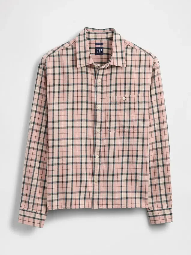 Camisas de sarga con bajo recto