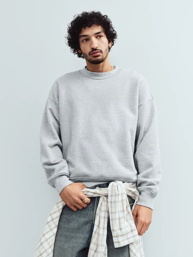Camisas de sarga con bajo recto