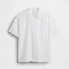 Camisas de vacaciones holgadas de lino y algodón para niños
