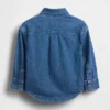 Camisas grandes de vaquero para bebés y niños pequeños