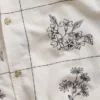 Camisas holgadas de lino y algodón con bajo recto